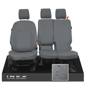 Ford Transit Connect MK2 INKA Front 1+2 Tailored Waterproof Seat Covers Set Grey MY-2013-2023