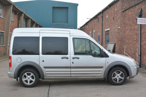 Ford Transit Tourneo Connect MK1 MY03-13 Rear Set Tailored Waterproof Seat Covers In Black