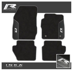 Ford Fiesta MK7 Tailored Car Mats (Front & Rear Set) with Premium Carpet & OEM Leatherette Fits MY11 to MY17