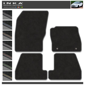 Ford Focus Front & Rear Tailored Carpet Mat with 7x Stitch Colours Fits MY2011-2015