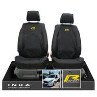 Ford Transit Connect MK3 Front 1+1 INKA Tailored Waterproof Seat Covers Set Black MY2024 Onwards