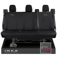 Ford Transit Custom INKA Rear Triple Tailored Waterproof Seat Covers Black MY-12-25 (Choice of 7 Colours)