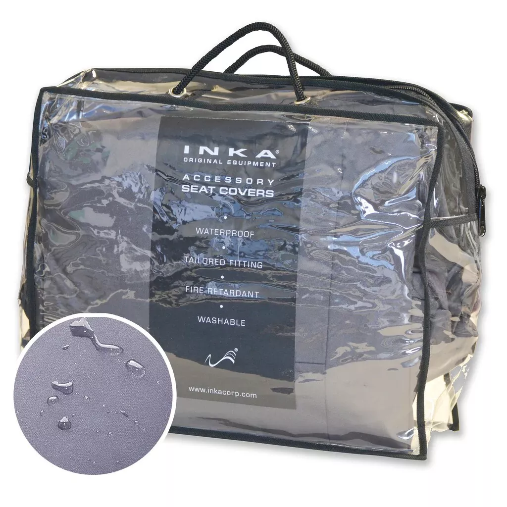 Mercedes Sprinter Rear Double INKA Tailored Waterproof Seat Cover Grey MY-06-16
