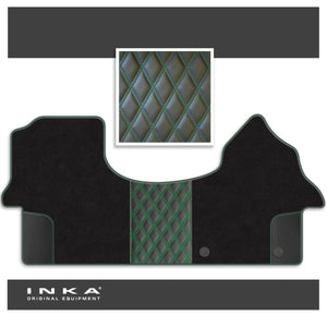 Mercedes Benz Sprinter INKA Bentley Leatherette Front Tailored Carpet Mat Black MY18 To Present