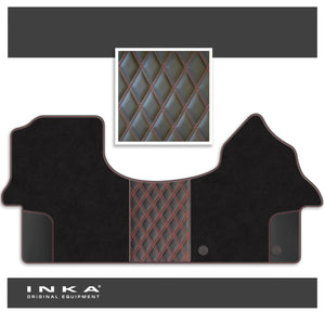 Mercedes Benz Sprinter INKA Bentley Leatherette Front Tailored Carpet Mat Black MY18 To Present