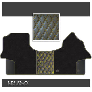 Mercedes Benz Sprinter INKA Bentley Leatherette Front Tailored Carpet Mat Black MY18 To Present