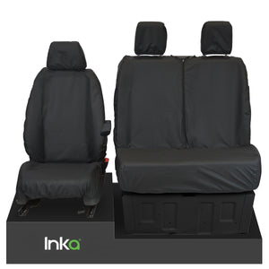 Mercedes Sprinter Front 1+2 Comfort INKA Tailored Waterproof Seat Covers GREY MY-2013-2016