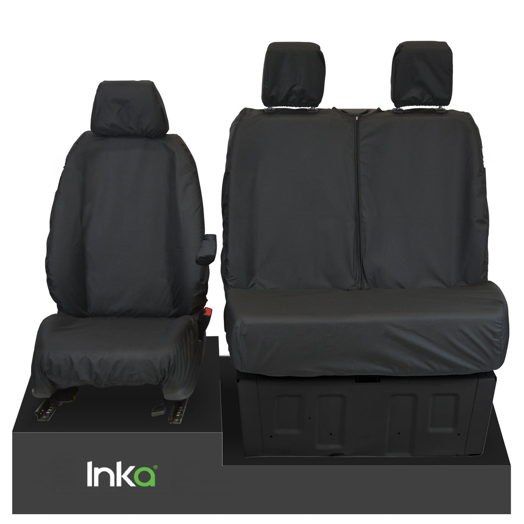 Mercedes Sprinter Front 1+2 INKA Tailored Waterproof Seat Cover BLACK MY-2013+