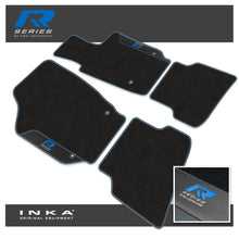 Load image into Gallery viewer, VW Polo Car Mats (Front &amp; Rear Set) with Premium Carpet &amp; OEM Leatherette Fits MY2018 Onwards
