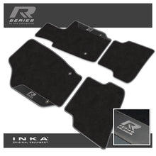 Load image into Gallery viewer, VW Polo Car Mats (Front &amp; Rear Set) with Premium Carpet &amp; OEM Leatherette Fits MY2018 Onwards
