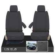 Range Rover Sport L320 MK1 INKA Front Pair Black Tailored Waterproof Seat Covers MY05-13
