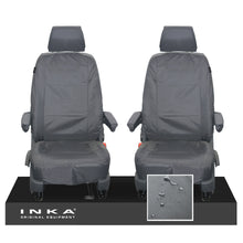 Load image into Gallery viewer, VW Transporter T6.1,T6,T5.1 INKA Front 1+1 Tailored Waterproof Seat Covers [Choice of 2 Colours]
