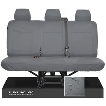 Load image into Gallery viewer, VW Transporter T6.1, T6, T5.1 Rear Triple Tailored Waterproof Seat Covers [Choice of 2 Colours]
