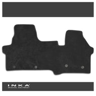 The All New Ford Transit Custom INKA  Front Tailored Carpet Floor Mat Black MY24 Onwards
