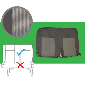 VW Transporter T5 OEM genuine original Timo & Anthracite Front & Rear Seat Covers replacements for seat re-trims repairs