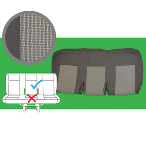 VW Transporter T5 OEM genuine original Timo & Anthracite Front & Rear Seat Covers replacements for seat re-trims repairs