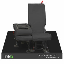 Load image into Gallery viewer, Ford Transit Connect INKA Front Set 1+2 Tailored Waterproof Seat Covers Black MY13-23
