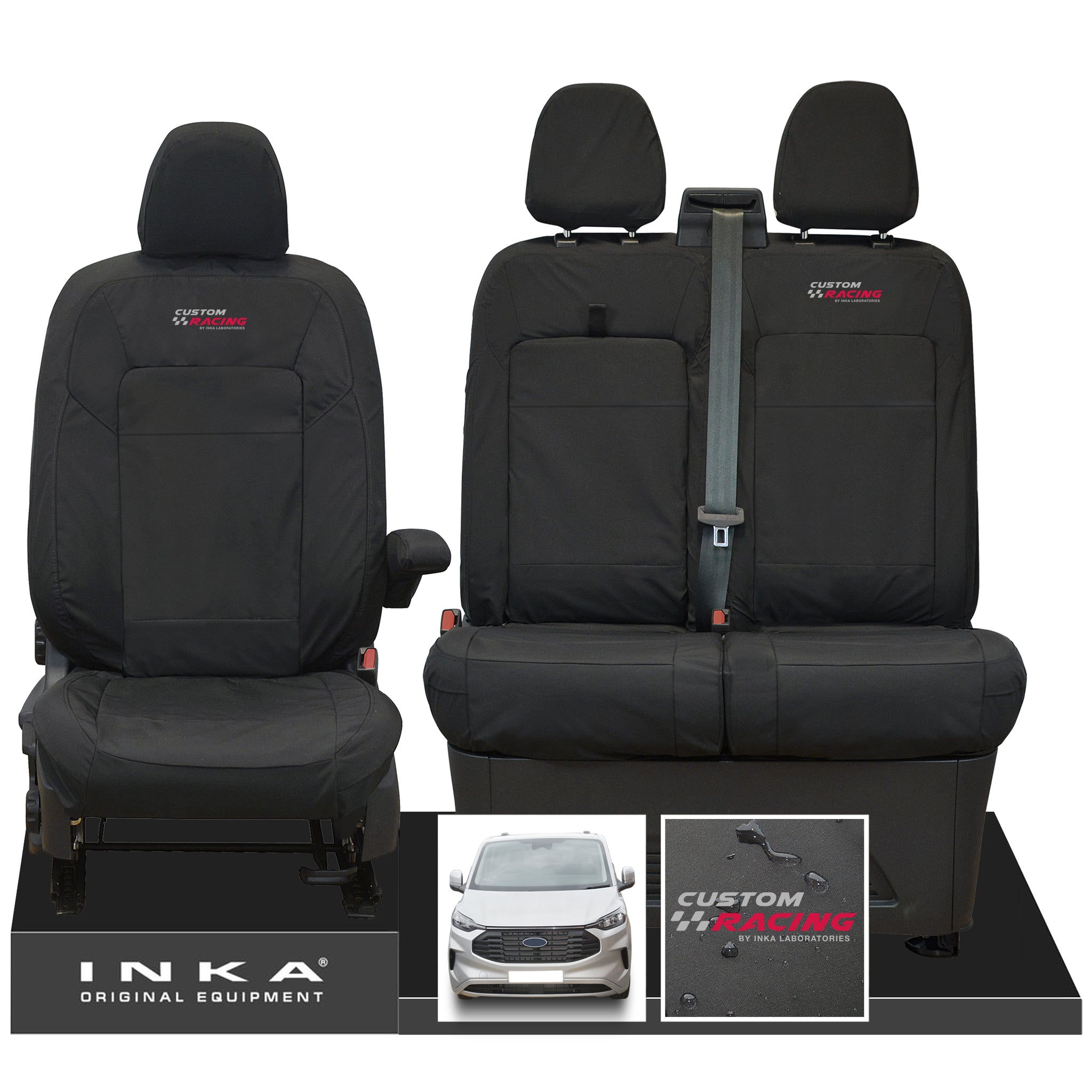 All New Ford Transit Custom INKA Front 1 2 Tailored Waterproof Seat Co Inka Corp