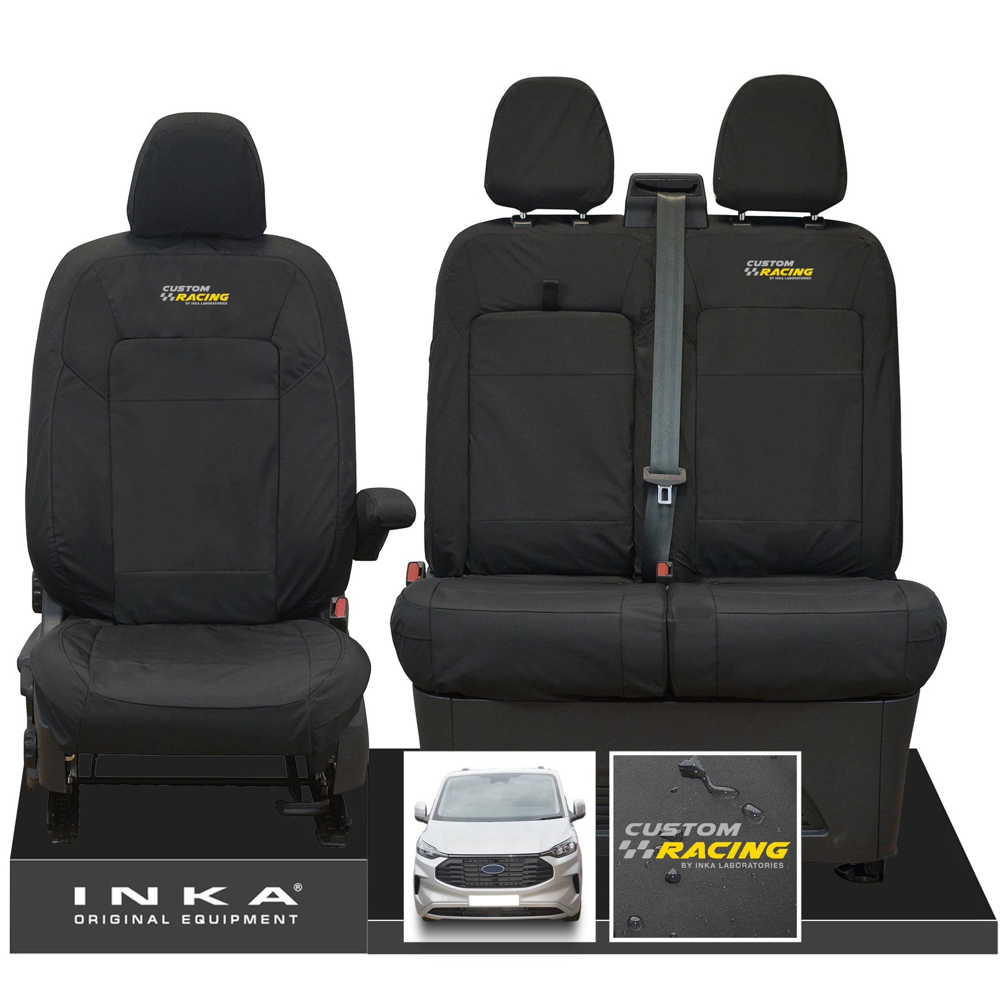 All New Ford Transit Custom INKA Front 1 2 Tailored Waterproof Seat Co Inka Corp