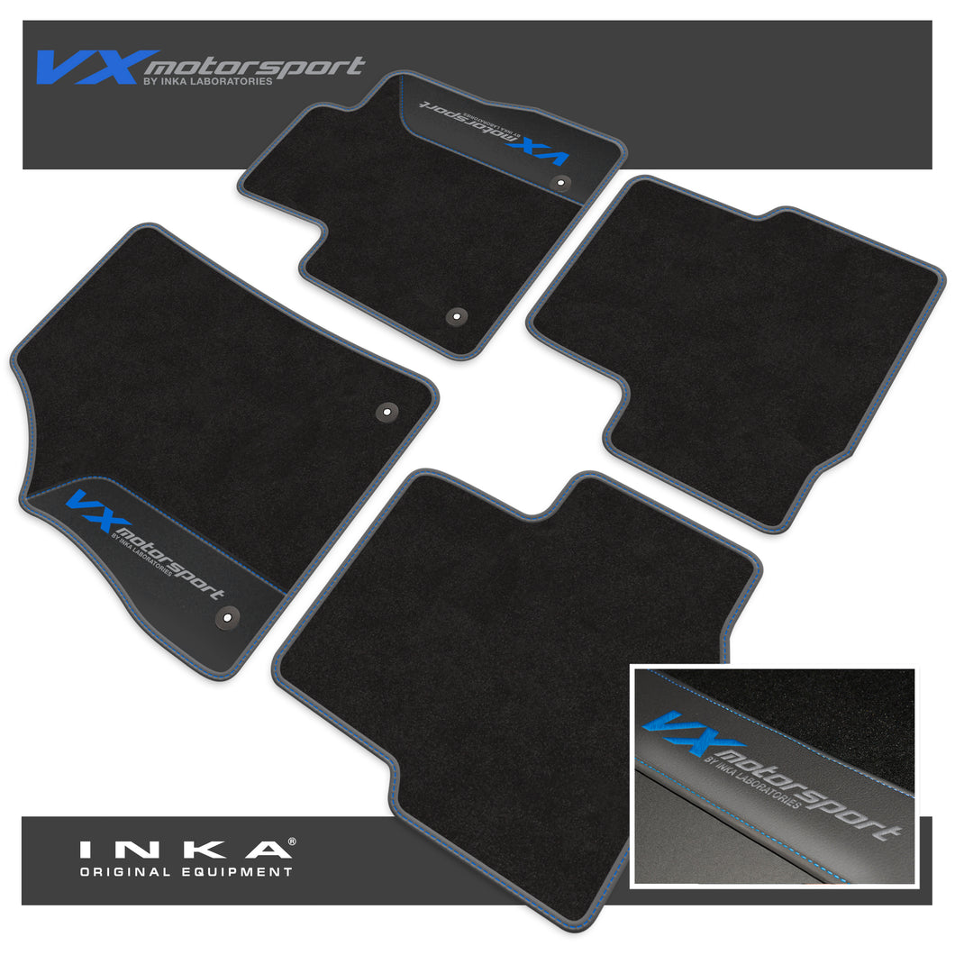 Vauxhall Astra L Car Mats (Front & Rear Set) with Premium Carpet & OEM Leatherette, Fits MY-22 Onwards