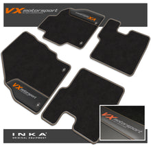 Load image into Gallery viewer, Vauxhall Corsa E Car Mats (Front &amp; Rear Set) with Premium Carpet &amp; OEM Leatherette, Fits MY-14-19
