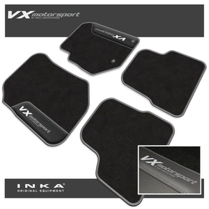 Vauxhall Corsa F Car Mats (Front & Rear Set) with Premium Carpet & OEM Leatherette, Fits MY-19 Onwards