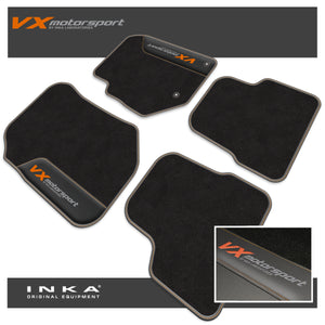 Vauxhall Corsa F Car Mats (Front & Rear Set) with Premium Carpet & OEM Leatherette, Fits MY-19 Onwards