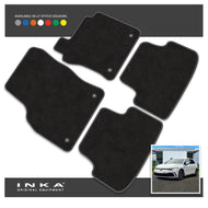 VW Golf MK8 Front & Rear Premium Tailored Carpet Mat Set with 7x Stitch Colours Fits MY20 Onwards