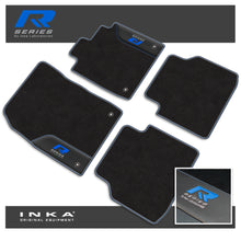 Load image into Gallery viewer, VW ID4 Car Mats (Front &amp; Rear Set) with Premium Carpet &amp; OEM Leatherette, Fits MY21 Onwards
