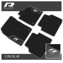 Load image into Gallery viewer, VW ID4 Car Mats (Front &amp; Rear Set) with Premium Carpet &amp; OEM Leatherette, Fits MY21 Onwards
