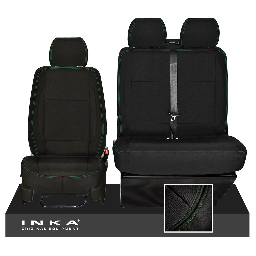 VW Transporter T6/T6.1 Anteriore & Posteriore Seat Cover & Gelo VW Transporter T6/T6.1 Anteriore & Posteriore Seat Cover & Gelo
