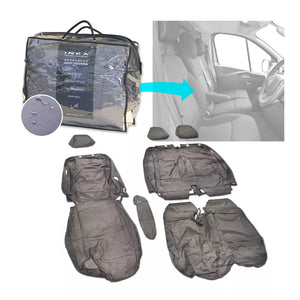 Fiat Talento Front 1+2 Fully Tailored Waterproof Seat Covers Grey MY 16-20
