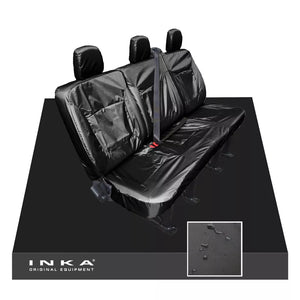 Nissan NV300 2nd Row 2+1 60/40 Tailored Waterproof Seat Covers Black MY 14-21