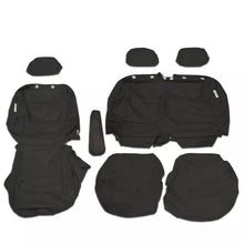 Load image into Gallery viewer, Nissan Primastar Front 1+2 Fully Tailored Waterproof Seat Covers Black MY 22+
