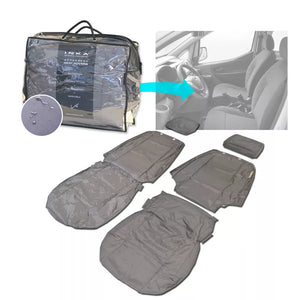Nissan E-NV200 Front 1+1 Set Fully Tailored Waterproof Seat Covers Grey MY 13+