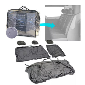 Fiat Talento 2nd Row 2+1 60/40 Tailored Waterproof Seat Covers Grey MY 16-20
