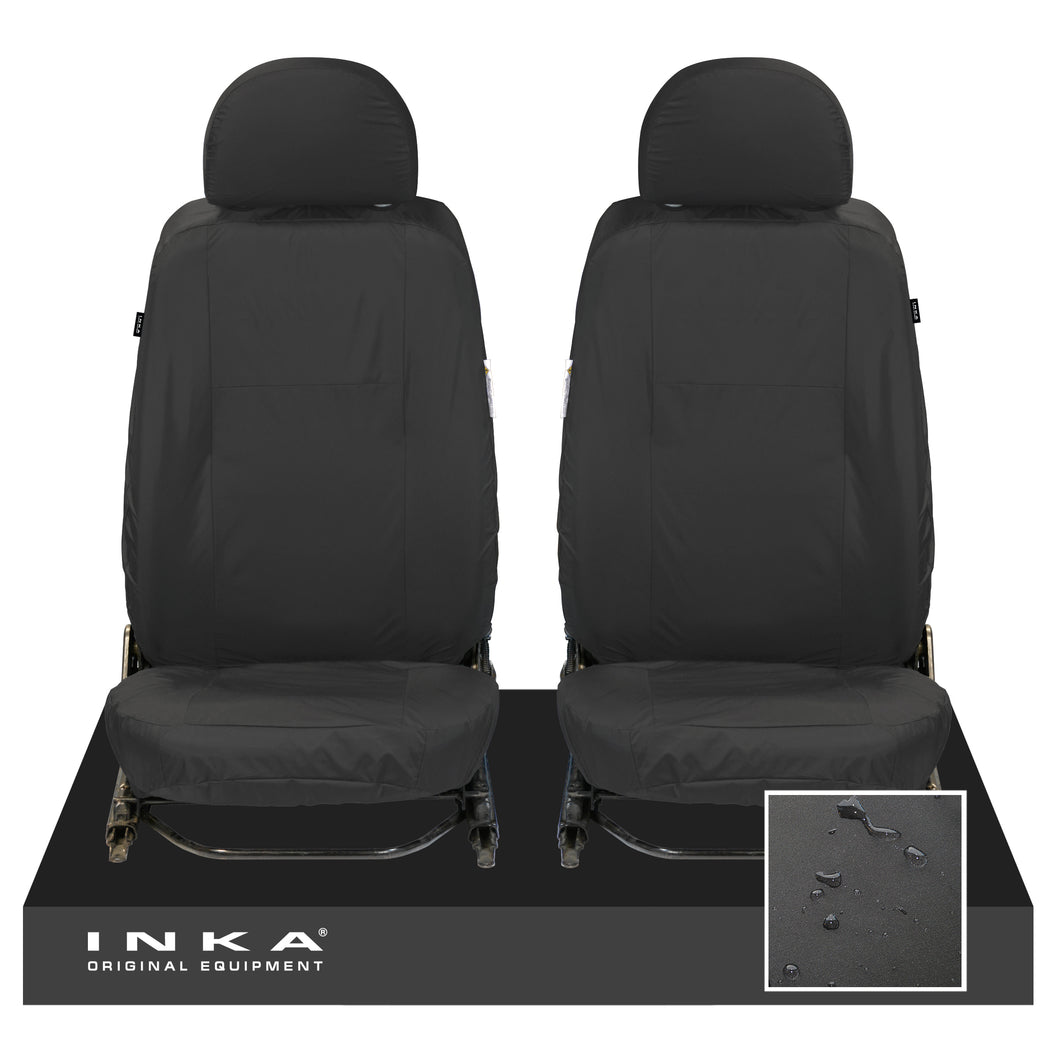 Land Rover Defender Front Set L316 INKA Tailored Waterproof Sear Covers Black-Fits 90/110- MY-07-16