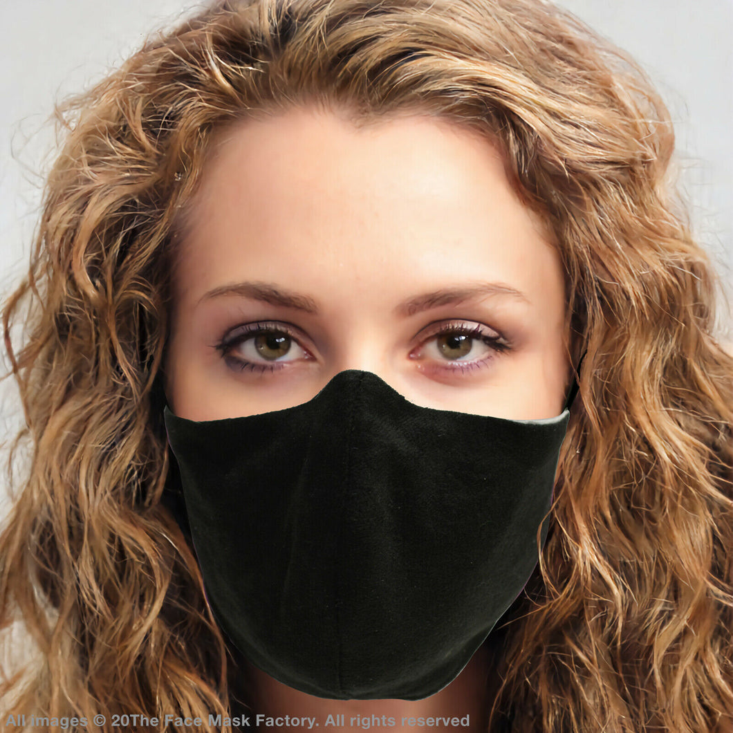 INKA Adult Protective Face Mask Covering Mouth Nose Protection Washable Reusable Breathable Shield Anti Smoke Pollution Outdoor Bike Motorcycle Sport BLACK UK