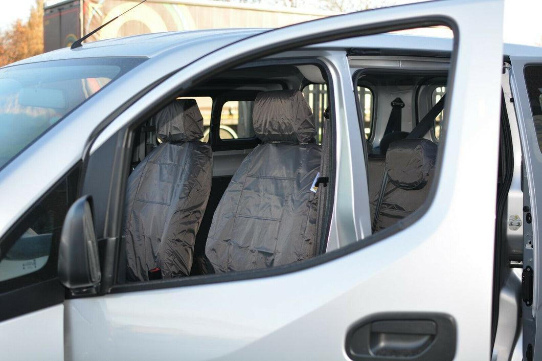INKA Front 1+1 Fully Tailored Waterproof Seat Covers - to fit Nissan NV200 2009+