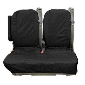 Mercedes Vito Fully Tailored Waterproof Rear Second Row Double Set Seat Covers 2006 Onwards Heavy Duty Right Hand Drive Black