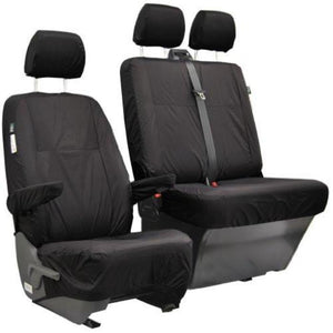 Jeep Compass Fully Tailored Waterproof Rear Second Row Single & Double Set Seat Covers 2011 Onwards Heavy Duty Right Hand Drive Black