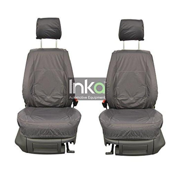 Skoda Yeti Fully Tailored Waterproof front Single Set Seat Covers 2011 - 2015 heavy Duty Right Hand Drive Grey