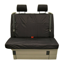 Load image into Gallery viewer, VW California Ocean/Beach Inka Fully Tailored Waterproof Seat Covers with ISOFIX Black Fits T6 &amp; T5 2014 Onwards
