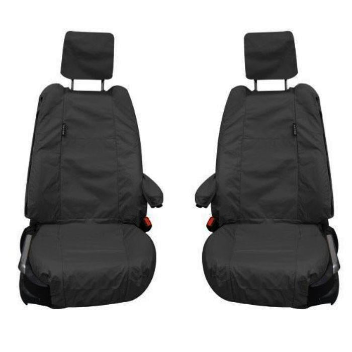 Range Rover Front Row Set Inka Fully Tailored Waterproof Seat Cover Black 2002-2012