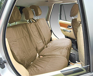 Land Rover Discovery 4 Fully Tailored Waterproof Rear Three Single Rear Seats  2010-2015 Heavy Duty Right Hand Drive Beige