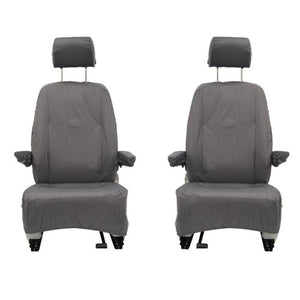 Ford Focus MRKIII Front Row Inka Fully Tailored Waterproof Seat Covers Grey