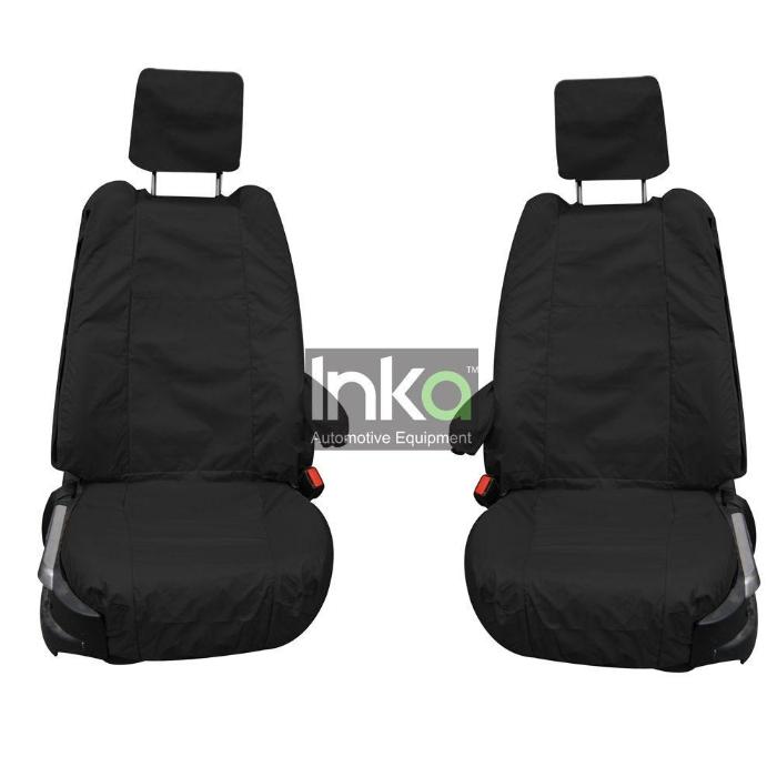 Land Rover Range Rover Fully Tailored Inka Waterproof Front Single Set Seat Covers 2002-2012 Heavy Duty Right Hand Drive Black