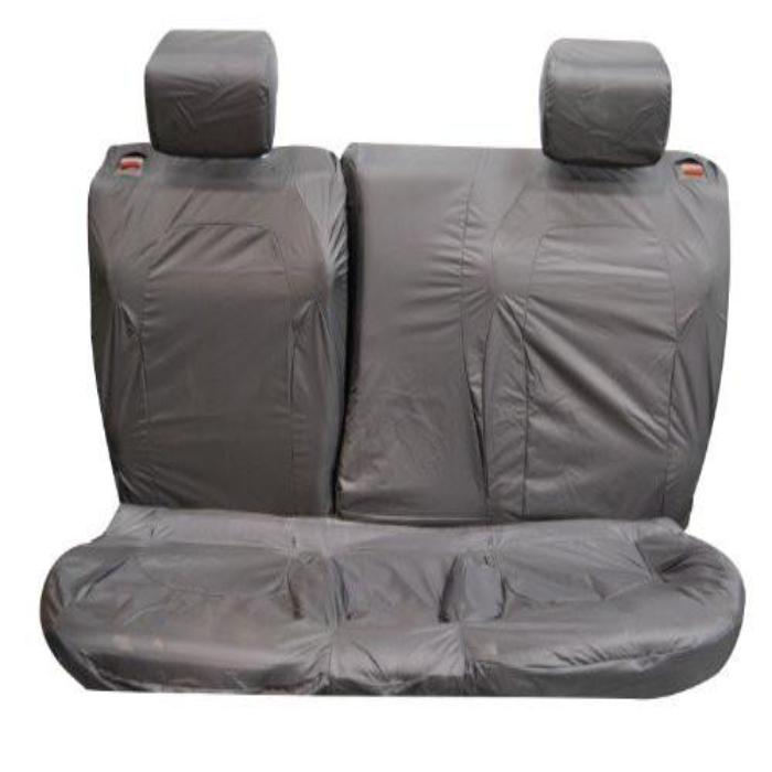 Range Rover Evoque 3DR Fully Tailored Waterproof Second Row Set Seat Covers 2011 Onwards Heavy Duty Right Hand Drive Grey