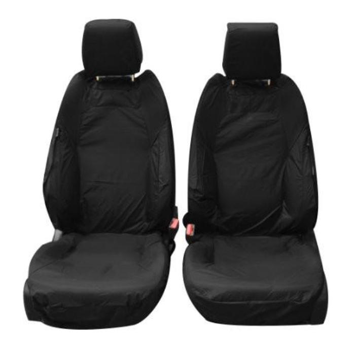 Range Rover Evoque 5 Door Tailored Waterproof Front Set Seat Covers 2011-2015 Heavy Duty Right Hand Drive Black