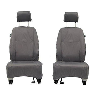 Skoda Superb Fully Tailored Waterproof Front Row Single Set Seat Covers 2013 Onwards Heavy Duty Right Hand Drive Grey